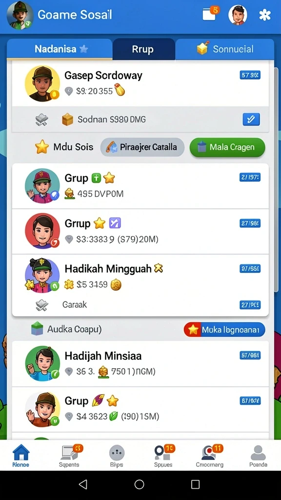 Beragam pilihan permainan menarik dalam aplikasi Download zk9 APK untuk Android.